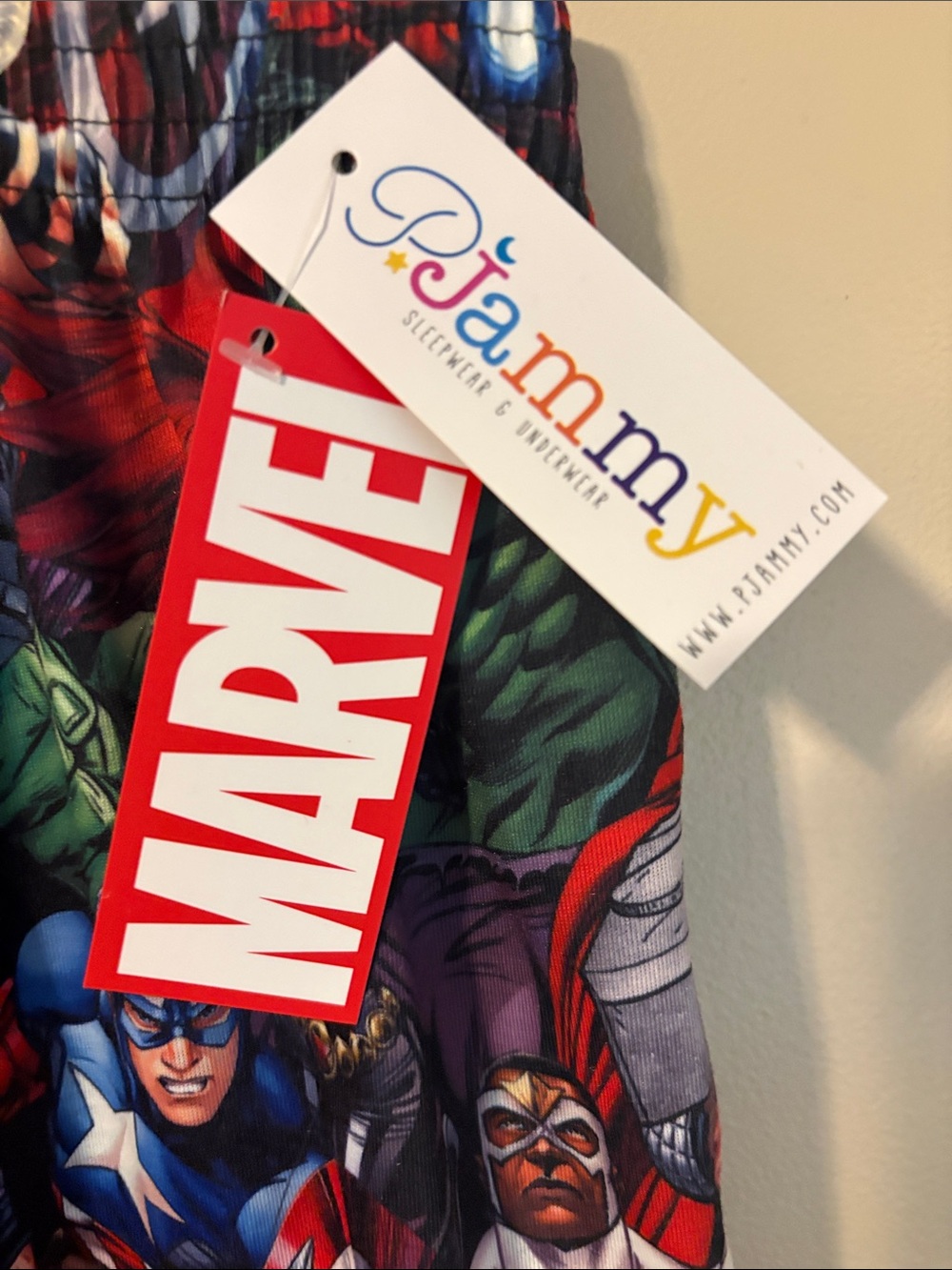 Marvel Men’s PJammy Superhero Collage Print Boxer Shorts NWT Size x-large - Picture 2 of 3
